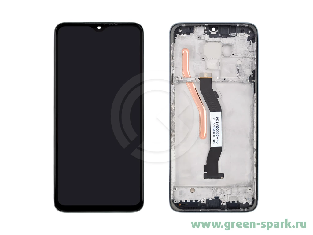 Дисплей для Xiaomi Redmi Note 8 Pro в рамке + тачскрин (черный) (100% LCD).  Купить оптом и в розницу в Ростове-на-Дону