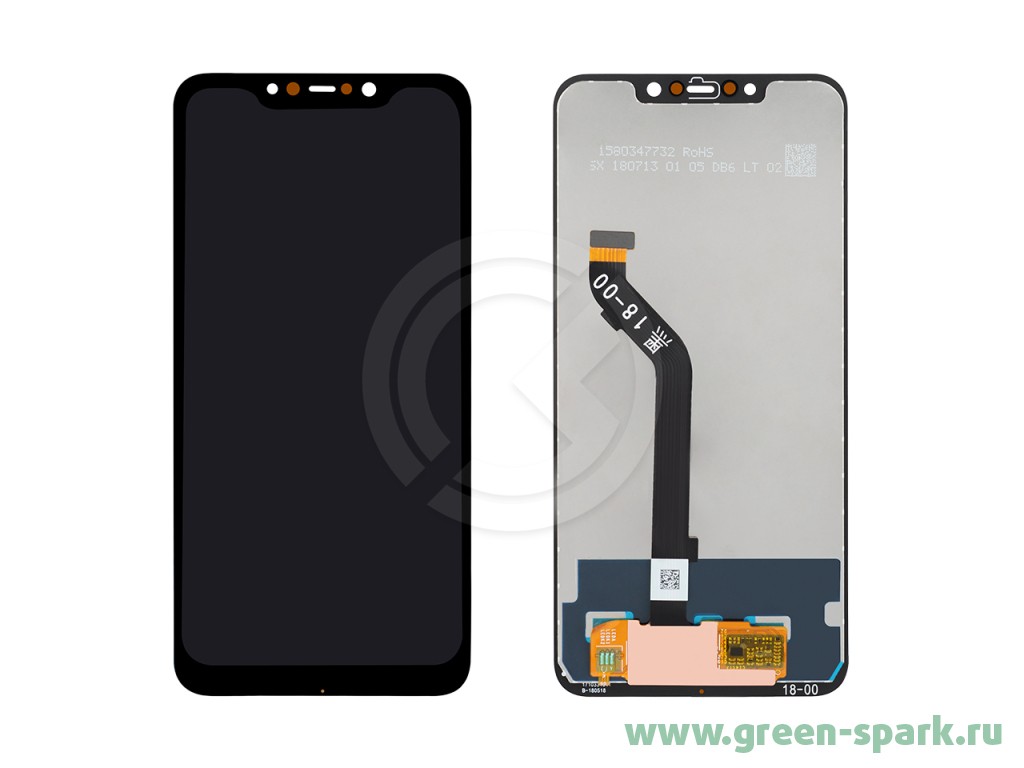 Дисплей для Xiaomi Pocophone F1 + тачскрин (черный) (copy LCD). Купить  оптом и в розницу в Ростове-на-Дону