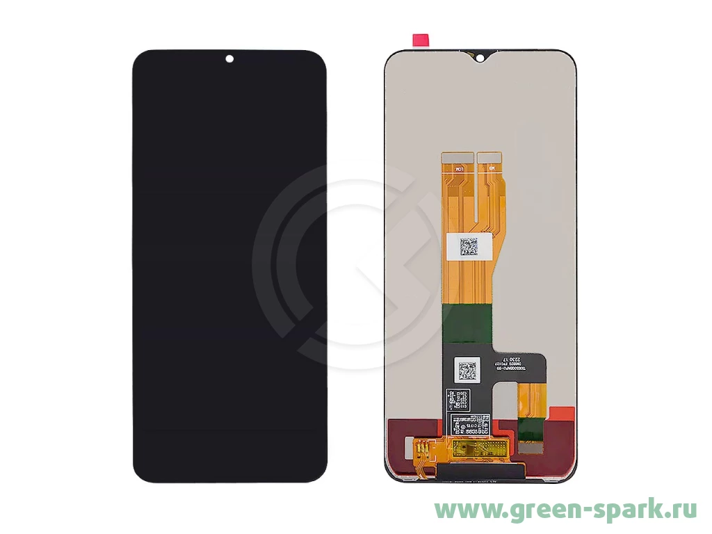 Дисплей для Realme C30/C33/Narzo 50i Prime (RMX3581/3624/3506) + тачскрин  (черный) (100% LCD). Купить оптом и в розницу в Ростове-на-Дону