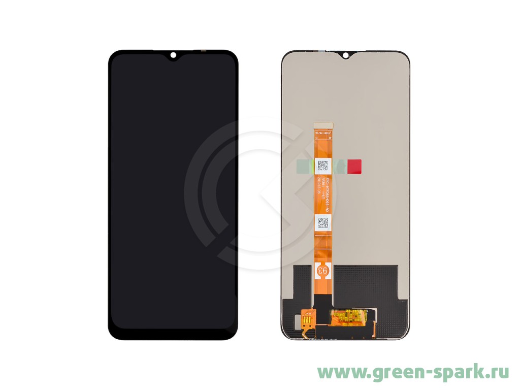 Дисплей для Realme C11/C12/C15/V3/Narzo 20/Narzo 30A/Oppo A15/A15s +  тачскрин (черный) (100% LCD). Купить оптом и в розницу в Ростове-на-Дону