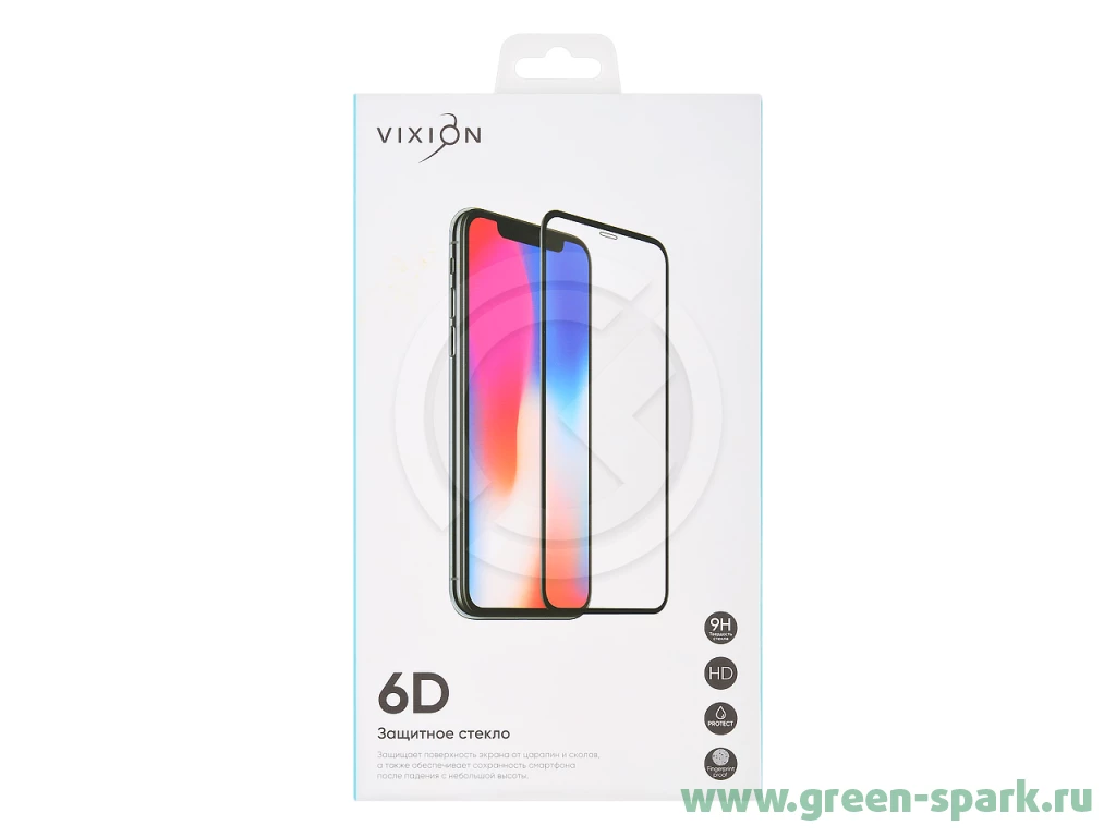 Защитное стекло 6D для Xiaomi Redmi 7/Y3 (черный) (VIXION). Купить оптом и  в розницу в Ростове-на-Дону