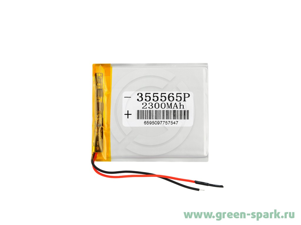 Аккумулятор универсальный 3,5х55х65 mm 2300mAh (3,7V Li-Pol). Купить оптом  и в розницу в Ростове-на-Дону