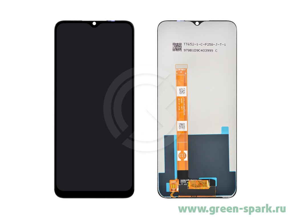 Дисплей для Realme C25S/C25/Narzo 50A/Oppo A16/A16S/A56 4G (RMX3195) +  тачскрин (черный) (copy LCD). Купить оптом и в розницу в Ростове-на-Дону