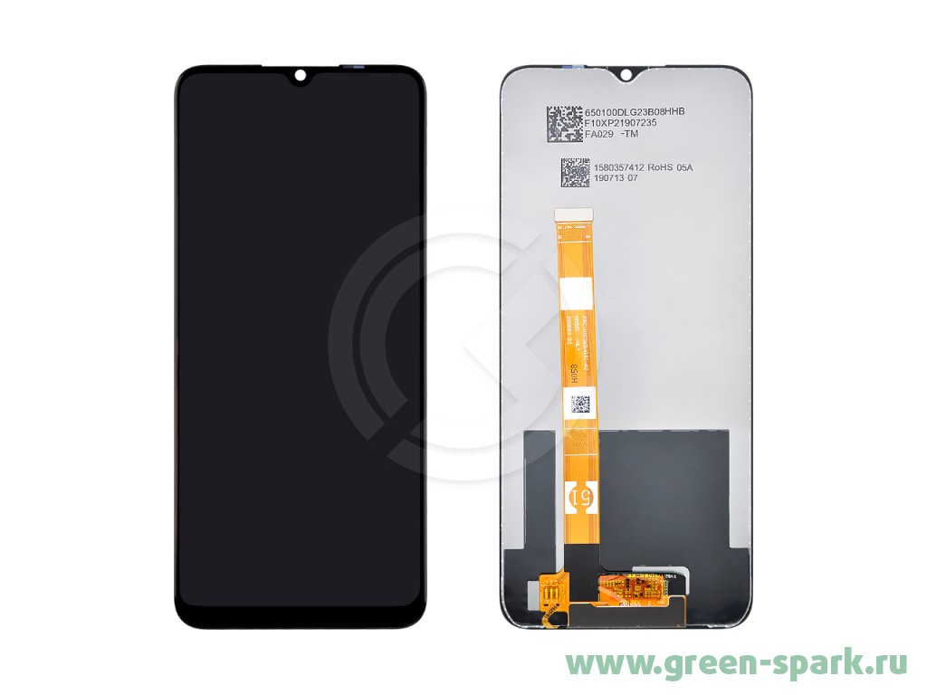 Дисплей для Realme C11/C12/C15/V3/Q2i/Narzo 20/Narzo 30A/Oppo A15/A15s +  тачскрин (черный) (copy LCD. Купить оптом и в розницу в Ростове-на-Дону