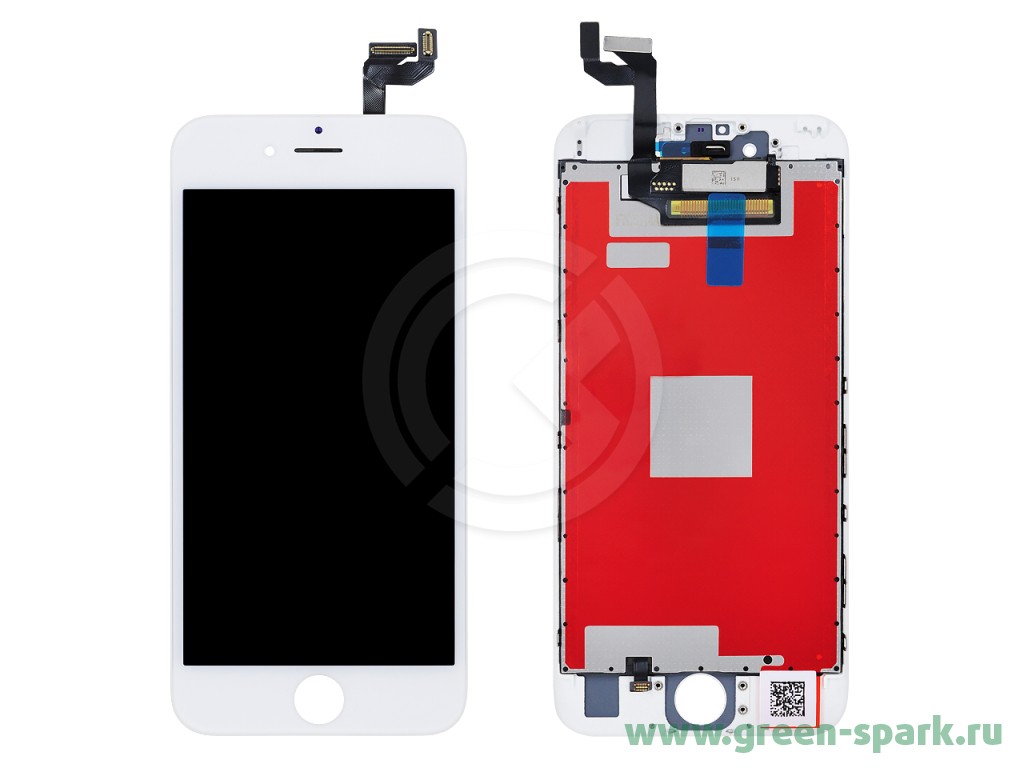 Дисплей для iPhone 6S + тачскрин белый с рамкой (copy LCD). Купить оптом и  в розницу в Ростове-на-Дону